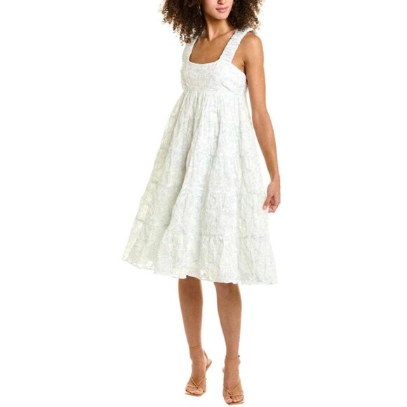 Amanda Uprichard Nicolia Midi Dress Leona Small NWT - Picture 1 of 6